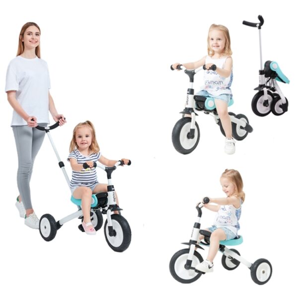 Rijden op speelgoed Baby driewieler Kinderen Vouwfiets Kinderscooter, Baby Tricycle - Afbeelding 4