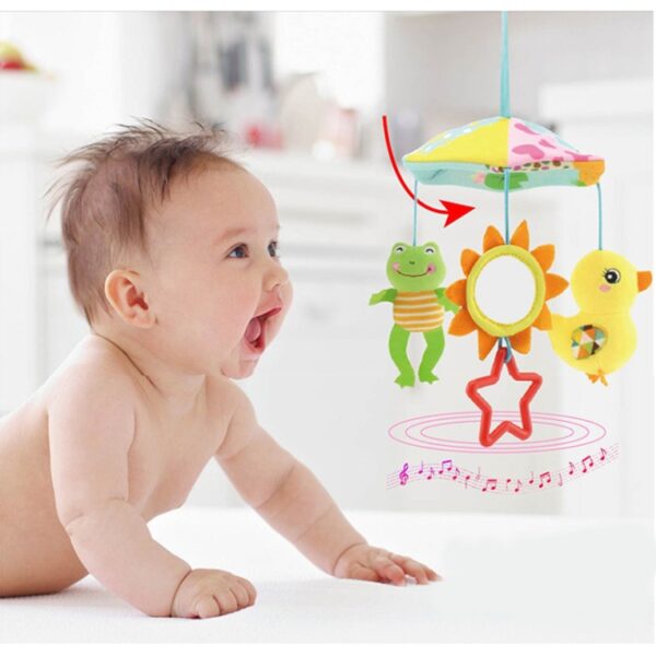 Baby speelgoed cartoon schattige dieren kinderwagen parachute hanger - Afbeelding 3