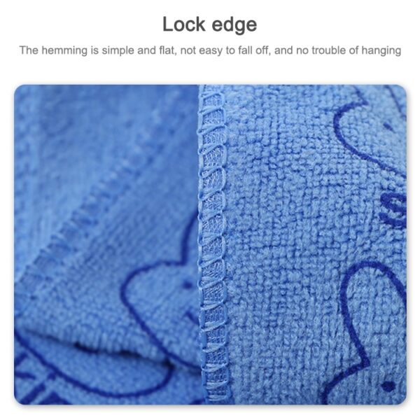 25*50 cm Schattige Baby Kid Handdoek Gezicht Microfiber Absorberend Drogen Bad Strandlaken Washandje Badmode Babyhanddoek Katoenen Kinderhanddoek, 25x50cm - Afbeelding 3