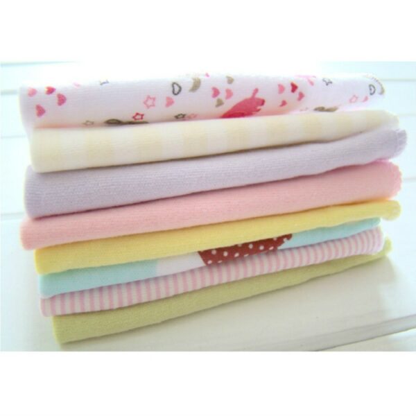 8 STKS/PARTIJ Katoenen pasgeboren babyhanddoeken Speekselhanddoek Baby Jongens Meisjes Verplegingshanddoek Zakdoek