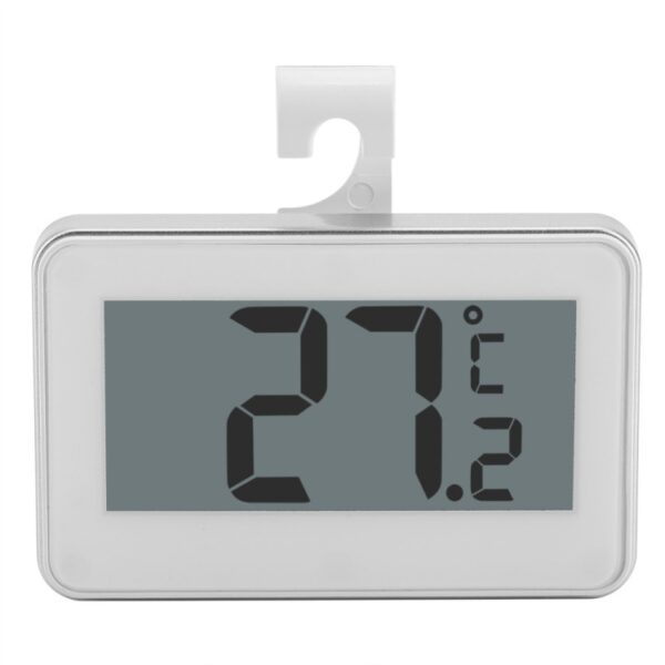 Grote LCD-koelkastthermometer met verstelbare standaardmagneet Digitale thermometer, Thermometer White - Afbeelding 2