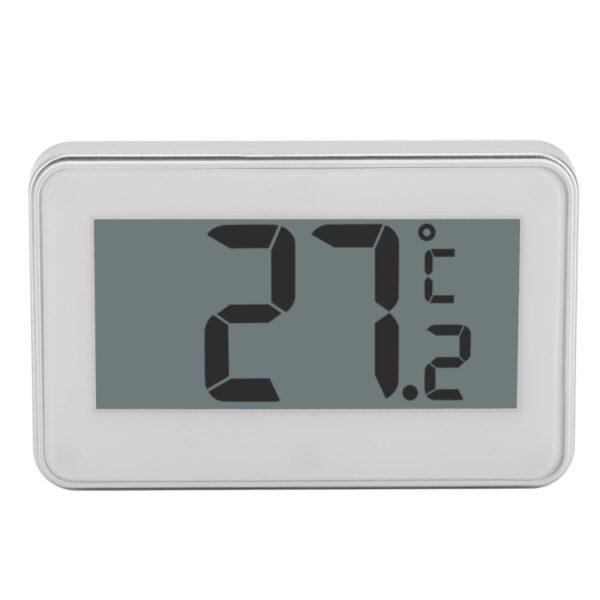 Grote LCD-koelkastthermometer met verstelbare standaardmagneet Digitale thermometer, Thermometer White - Afbeelding 4