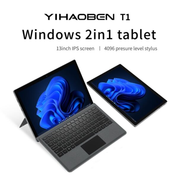 Windows 11 Intel Pentium Gold 8505, Turbo Max 4,4 GHz, met toetsenbord, ondersteuning voor Wi-Fi6 en BT, Pentium 8505 8GB+512GB - Afbeelding 2