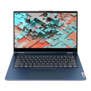 Lenovo Thinkbook 14s Yoga Laptop, 14 inch, 16 GB + 512GB, Windows 10 Professional Edition, Intel Core I5-1135G7 Quad Core Tot 4.2 GHz, ondersteuning WiFi 6 & Bluetooth & HDMI, US Plug (blauw)