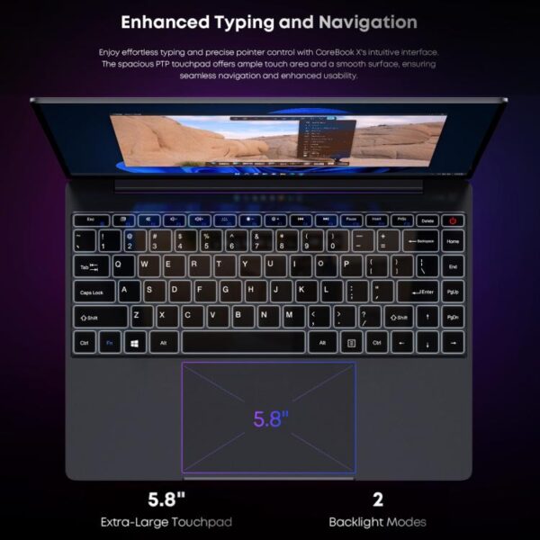 CHUWI CoreBook X 14 inch laptop, 32 GB + 1 TB, Windows 11 Intel Core i9-13900HK 14 cores, EU-stekker - Afbeelding 10