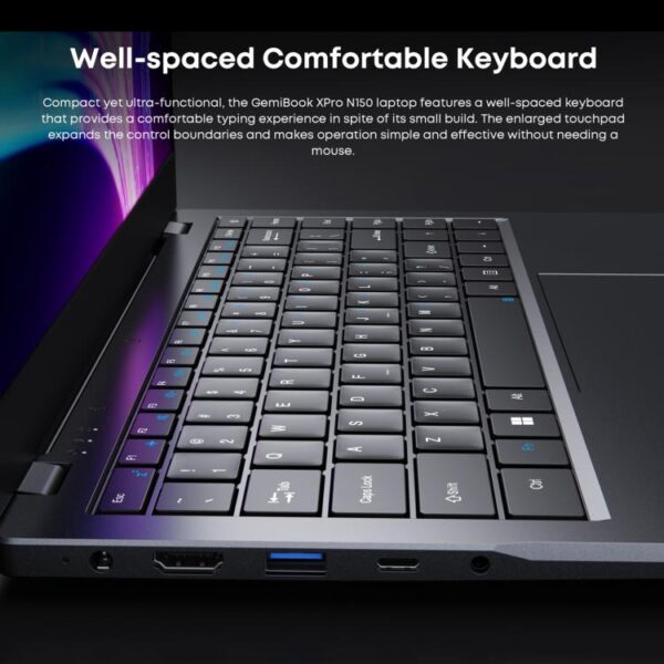 CHUWI GemiBook XPro 14,1 inch laptop, 16 GB + 512 GB, Windows 11 Intel Twin Lake N150 Quad Core, EU-stekker - Afbeelding 8