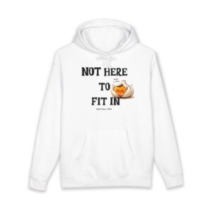 Unisex Heavyweight Hooded Sweatshirt - NOT here to fit in