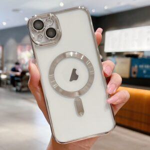 Electroplating MagSafe Phone Case, For iPhone 15, For iPhone 14 Plus, For iPhone 14