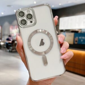 Electroplating MagSafe Phone Case, For iPhone 16 Pro, For iPhone 16 Plus, For iPhone 16