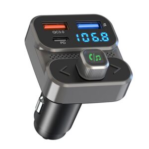 BC95 Car Bluetooth Hands-free Calling PD36W Fast Charging Car Voltage Monitoring, BC95