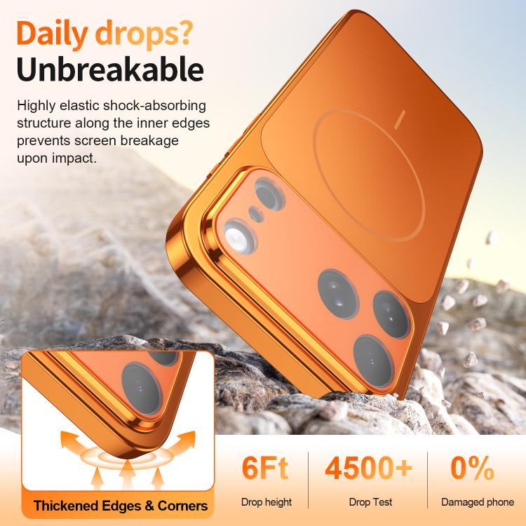 Corning Glass Plating Large Window MagSafe Phone Case, For iPhone 12, For iPhone 12 Pro Max, For iPhone 12 Pro, For iPhone 11 Pro Max - Image 6