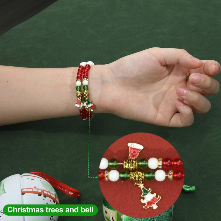 Width 14mm Christmas Beads Chain Watch Band, For Apple Watch 46mm / 49mm / 45mm / 44mm, For Apple Watch 42mm / 41mm / 40mm / 38mm - Image 4