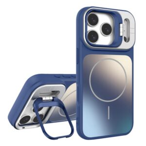 AG Frosted Lens Holder MagSafe Phone Case, For iPhone 17 Pro Max, For iPhone 17 Pro, For iPhone 17, For iPhone 16 Pro Max