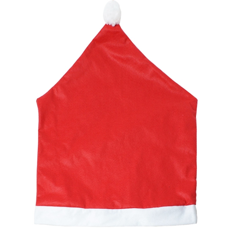 Red Hat Christmas Decoration Chair Cover, Size: 65cm x 50cm - Image 2