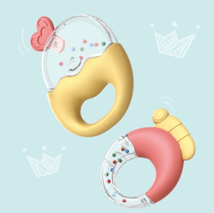 MoFun 2029A 2 in 1 Baby Rattle & Teether 6-piece Set with Whale Storage Box - Image 4