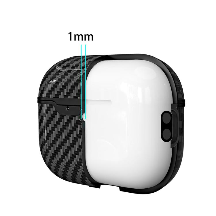 Carbon Fiber TPU Earphone Protective Cover, For AirPods Pro 3, For AirPods Pro 2 - Image 4