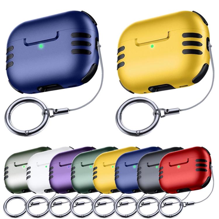 Full Coverage Airbag Shockproof Protective Cover with Lanyard Ring, For AirPods Pro 2 - Image 2