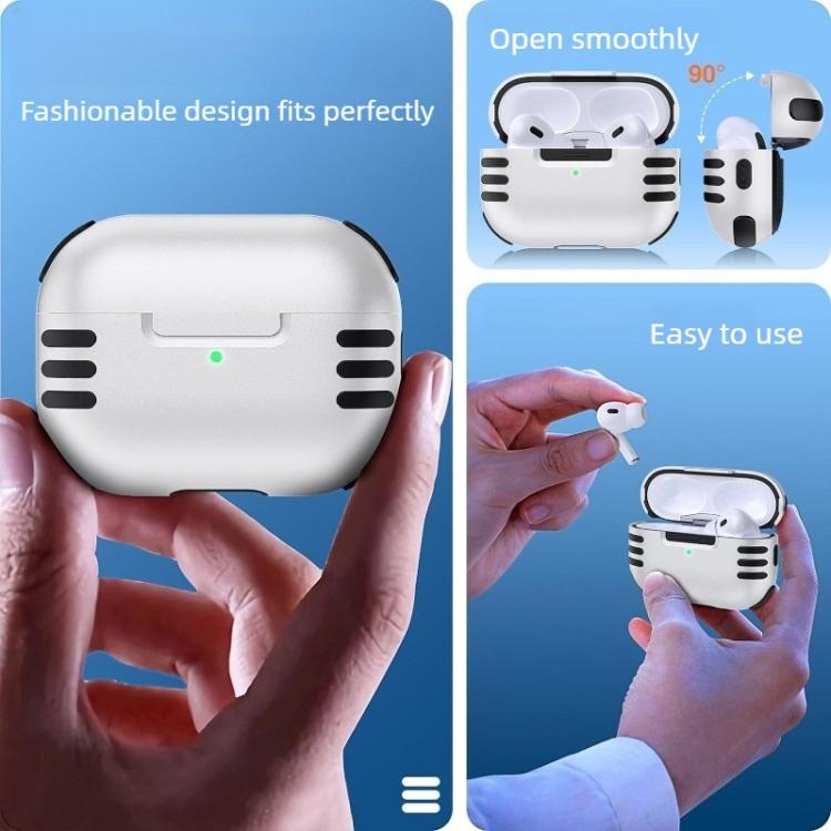 Full Coverage Airbag Shockproof Protective Cover with Lanyard Ring, For AirPods Pro 2 - Image 3