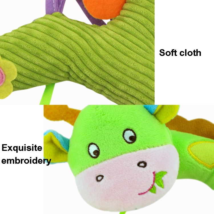 Baby Toys 0-1 Year Old Animal Bed Bells Soothing Plush Toys Baby Rattles Baby Carriage Hanging, A Crossbar - Deer, B Crossbar - Dolphins... - Image 5