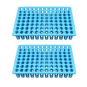2 PCS Plastic Storage Rack Virus Sampling Tube Rack, 96-well, 48-well