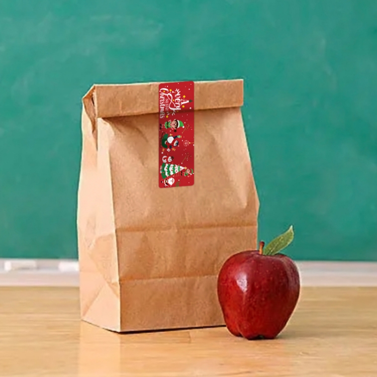 Christmas Stickers Child Toys Holiday Cartoon Tabel, 25x75mm - Image 3