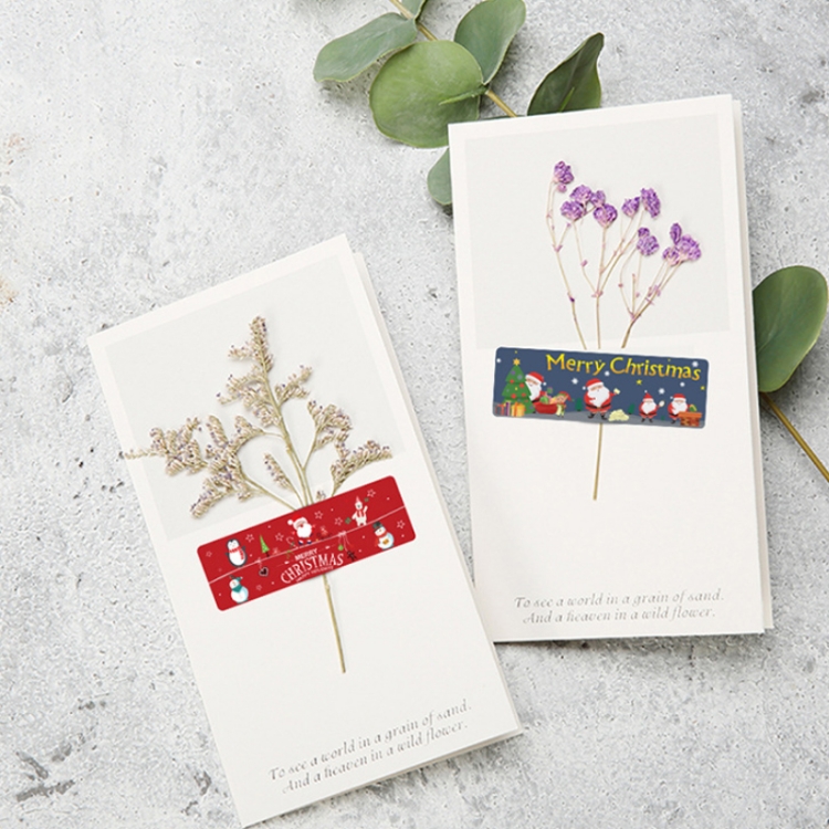 Christmas Stickers Child Toys Holiday Cartoon Tabel, 25x75mm - Image 5