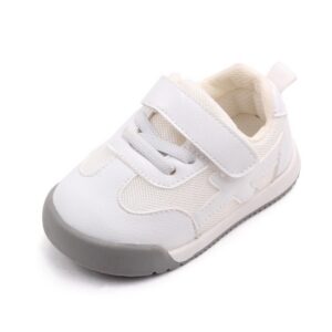 D2678 Autumn Baby Shoes Super Skin Children Sport White Shoees, 15, 16, 18, 19, 20