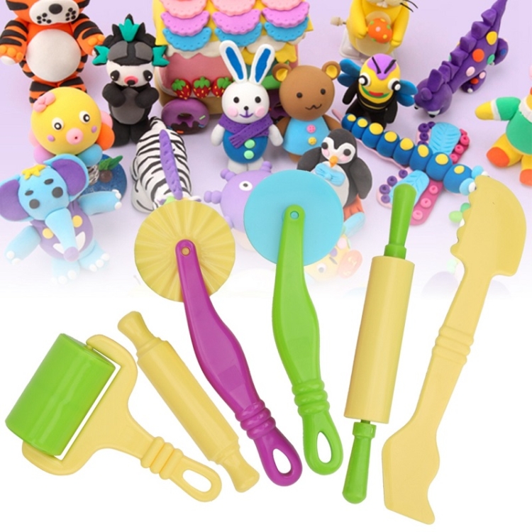 Plasticine Clay Mold Educational DIY Toys, 6pcs/set - Image 5