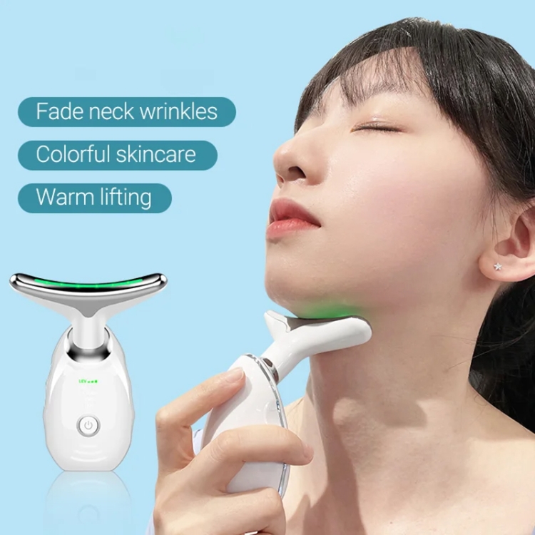 Electrical Neck Beauty Instrument Neck Massager Face Beauty Device, Oval - Image 12