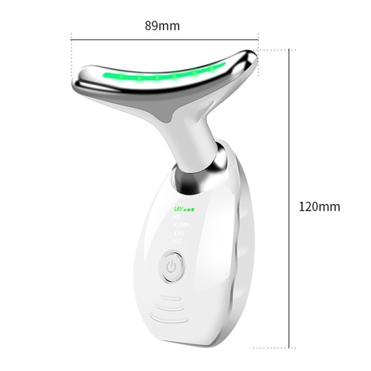 Electrical Neck Beauty Instrument Neck Massager Face Beauty Device, Oval - Image 3