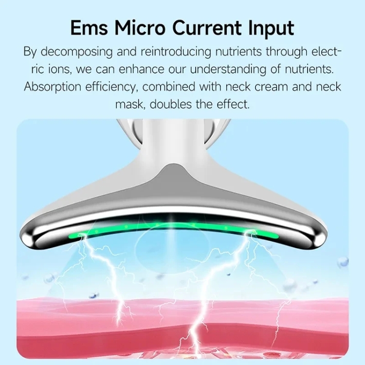 Electrical Neck Beauty Instrument Neck Massager Face Beauty Device, Oval - Image 7