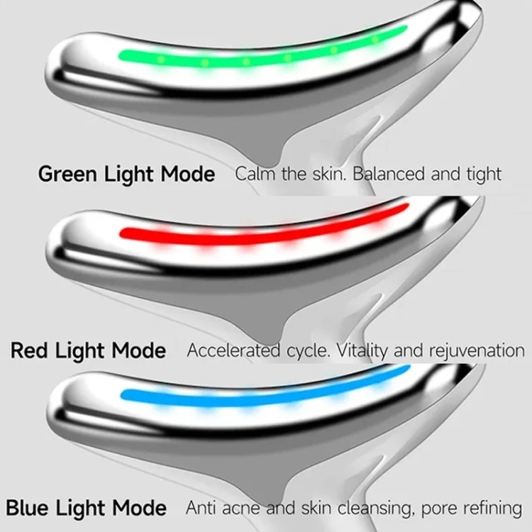 Electrical Neck Beauty Instrument Neck Massager Face Beauty Device, Oval - Image 10