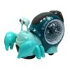 Crawling Hermit Crab Educational Electrical Toys Universal Music Light Projection Cartoon Children Toys, Hermit Crab Blue, Hermit Crab Orange