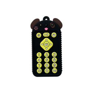 Cartoon Reomte Baby Teething Toys Silicone Baby Teether for Newborn Toddlers Infants, Puppy Black, Puppy Blue, Puppy Green, Bunny Black, Bunny Blue...