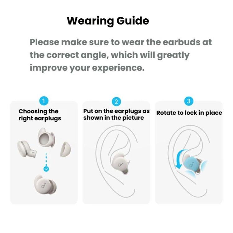 ANKER SoundCore Sleep A20 Wireless Bluetooth Noise Reduction Sleeping Earphones, A20 - Image 16