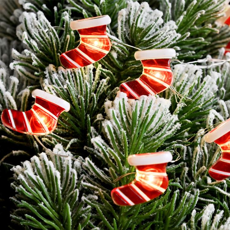 LED Christmas Decoration Sock Light Holiday Ambience Christmas Tree Lights String, 2m 20 Lights, 5m 50 Lights - Image 4