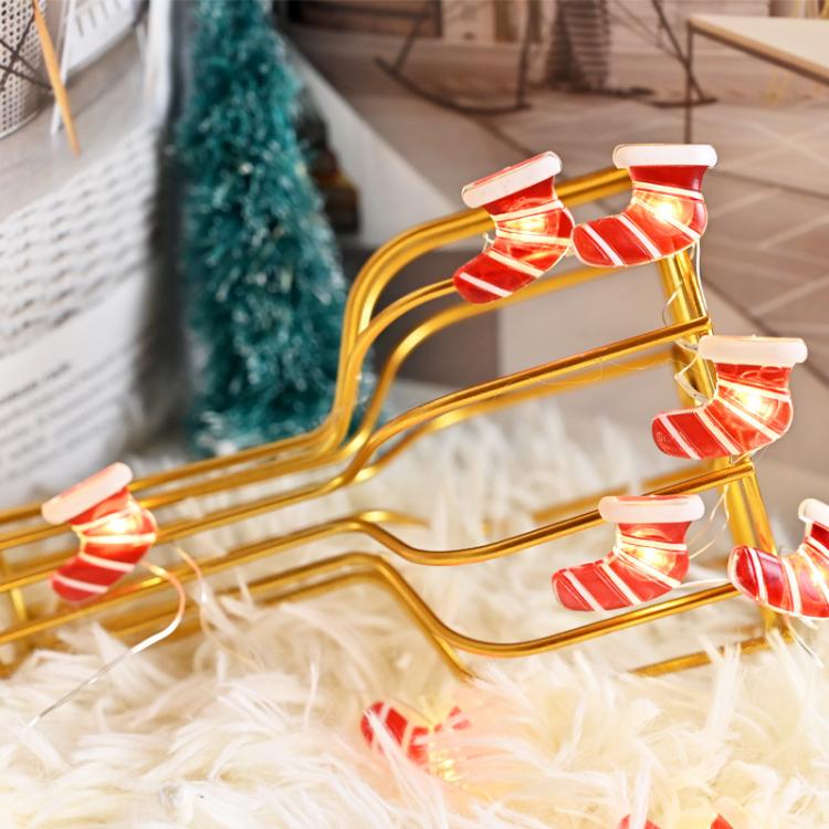 LED Christmas Decoration Sock Light Holiday Ambience Christmas Tree Lights String, 2m 20 Lights, 5m 50 Lights - Image 6
