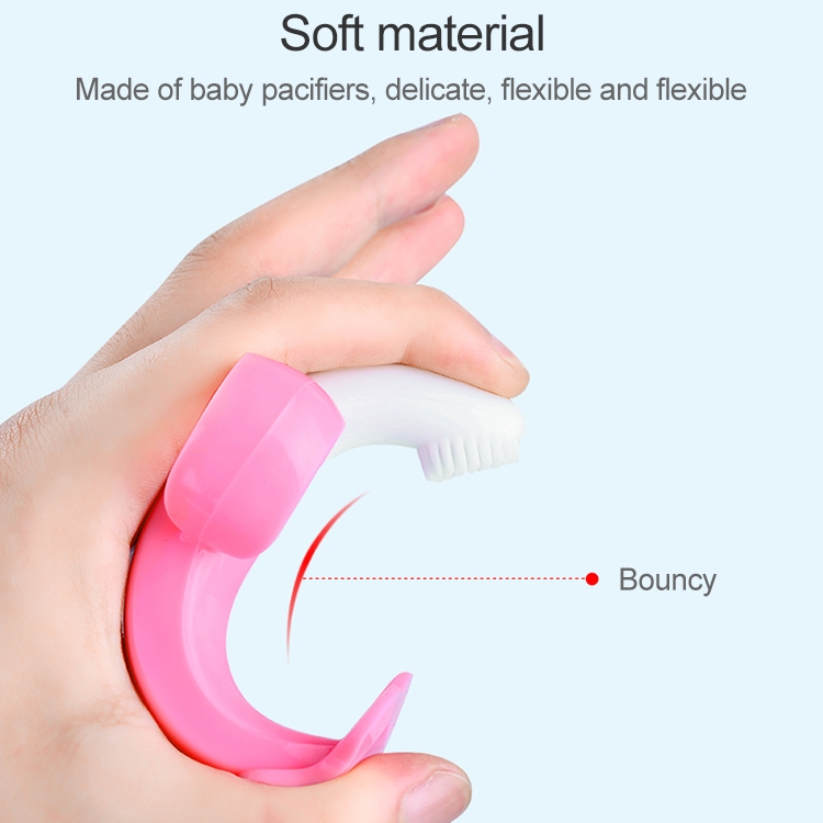 3 PCS Baby Silicone Training Toothbrush Banana Shape Safe Toddle Teether Chew Toys Teething Ring Gift for Infant Baby Chewing, Yellow-B - Image 6