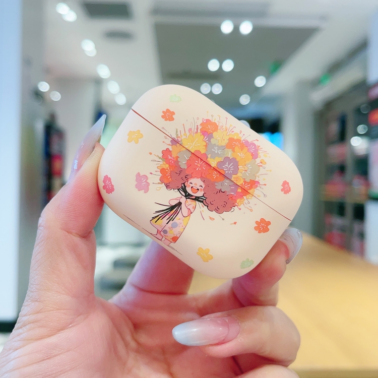 Girl Pattern Earbuds Box Frosted TPU Case, For AirPods Pro 2, For AirPods 3, For AirPods Pro, For AirPods 2 / 1 - Image 2