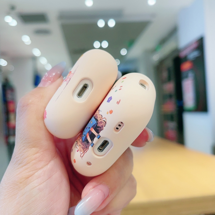 Girl Pattern Earbuds Box Frosted TPU Case, For AirPods Pro 2, For AirPods 3, For AirPods Pro, For AirPods 2 / 1 - Image 6
