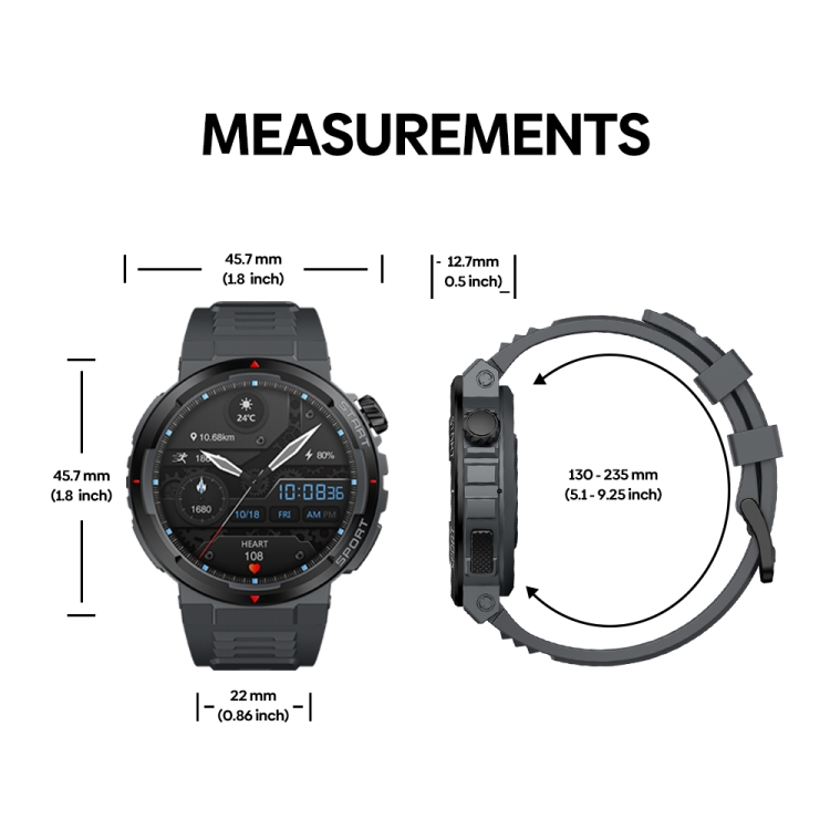 Zeblaze Ares 3 Plus 1.43 inch Fitness & Wellness Smart Watch Supports 24H Health Monitoring - Image 14