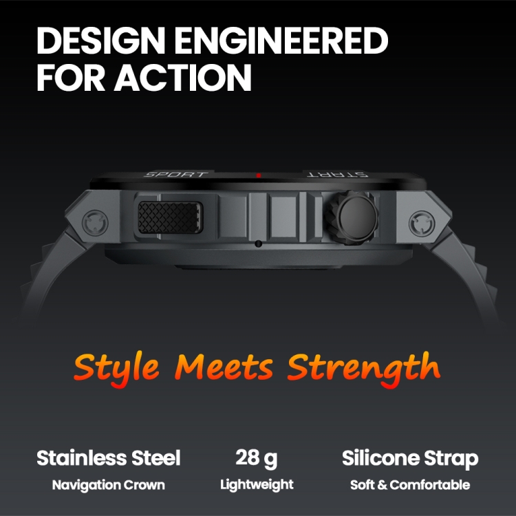 Zeblaze Ares 3 Plus 1.43 inch Fitness & Wellness Smart Watch Supports 24H Health Monitoring - Image 5