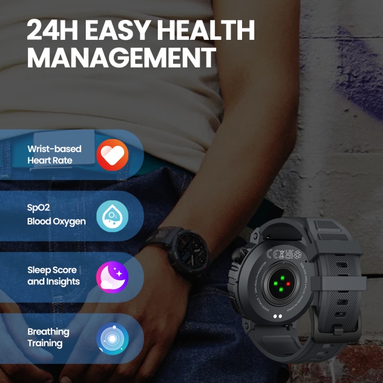 Zeblaze Ares 3 Plus 1.43 inch Fitness & Wellness Smart Watch Supports 24H Health Monitoring - Image 8