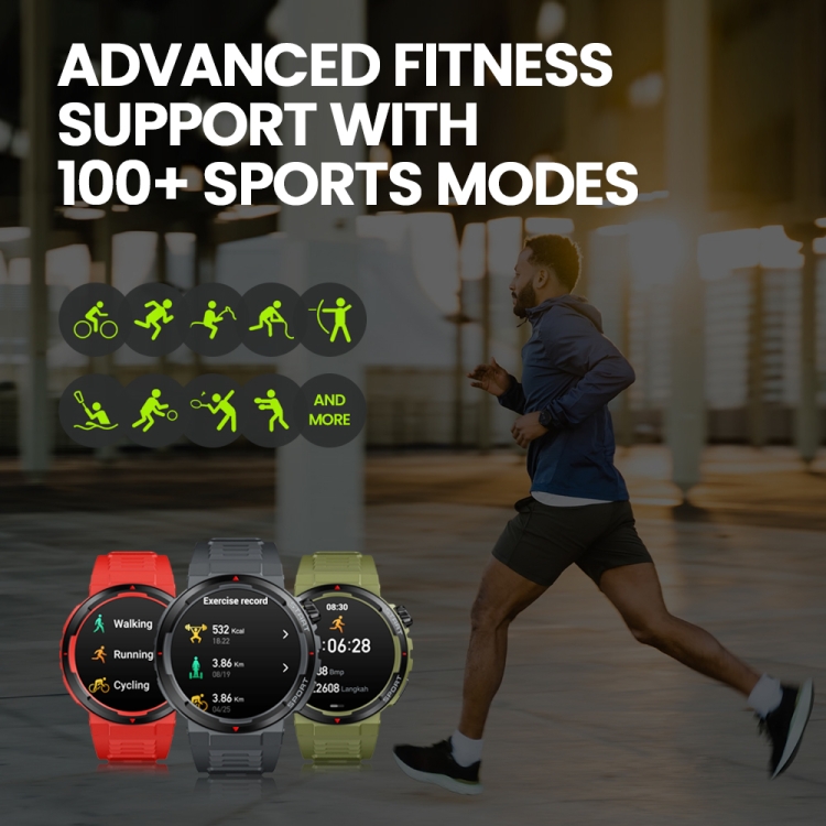 Zeblaze Ares 3 Plus 1.43 inch Fitness & Wellness Smart Watch Supports 24H Health Monitoring - Image 9
