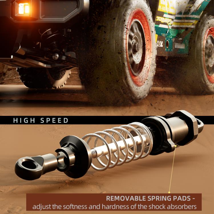 JJR/C C8820 1:18 4WD Carbon Brush Short Truck Off-road Remote Control Car - Image 6