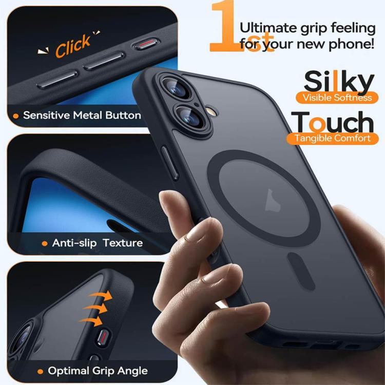 XDcase Skin Feel Magnetic Frosted Phone Case with Lens Film, For iPhone 17 Pro Max, For iPhone 17 Pro, For iPhone 17, For iPhone Air - Image 2
