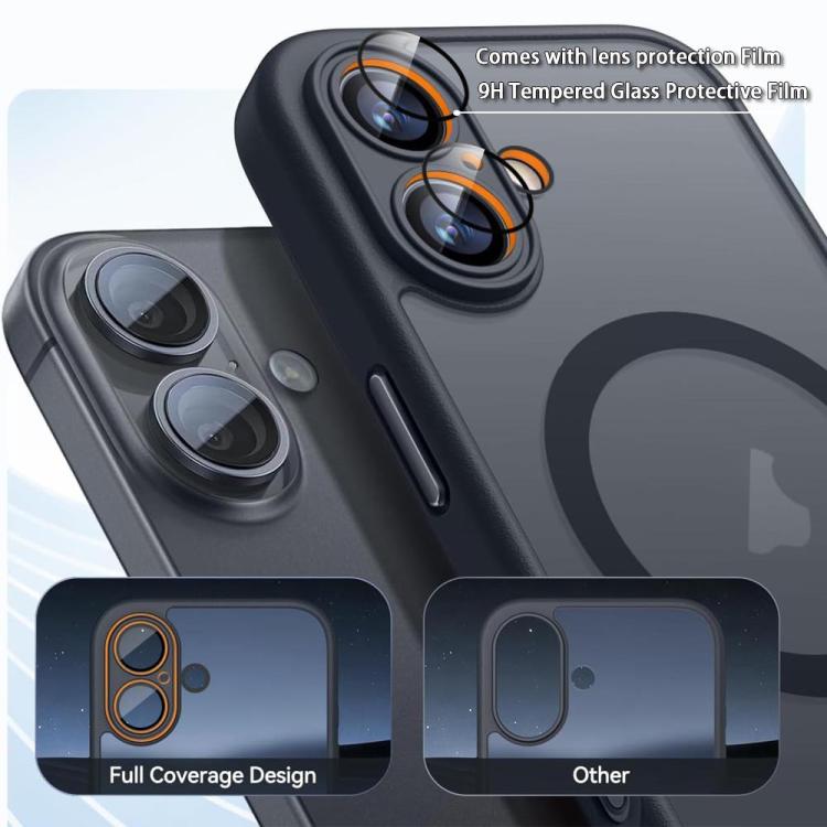 XDcase Skin Feel Magnetic Frosted Phone Case with Lens Film, For iPhone 17 Pro Max, For iPhone 17 Pro, For iPhone 17, For iPhone Air - Image 3