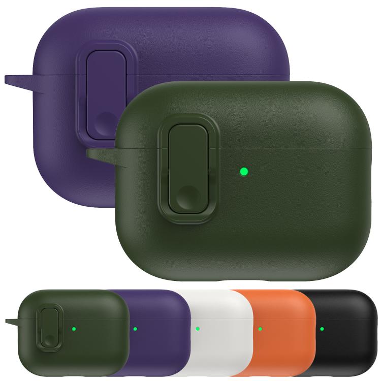 XDcase Faux Leather Texture Security Lock TPU Earbud Case, For AirPods Pro 3, For AirPods 4, For AirPods Pro 2 / 1 - Image 4