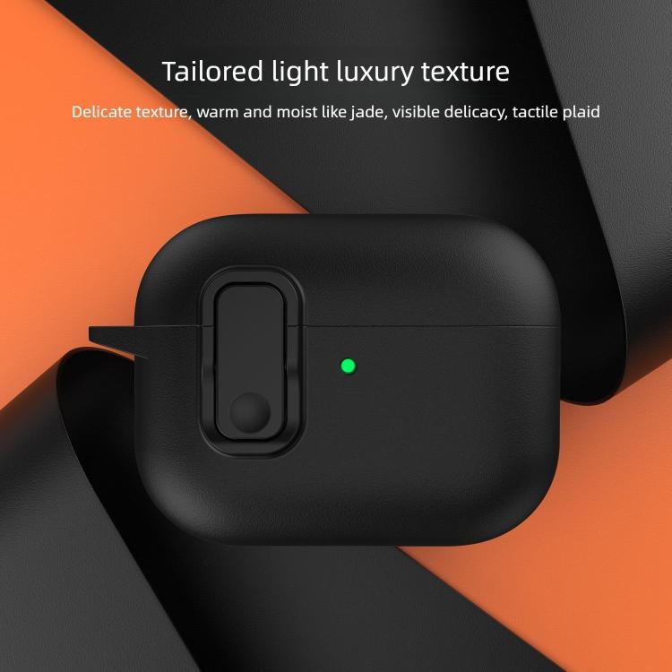 XDcase Faux Leather Texture Security Lock TPU Earbud Case, For AirPods Pro 3, For AirPods 4, For AirPods Pro 2 / 1 - Image 5
