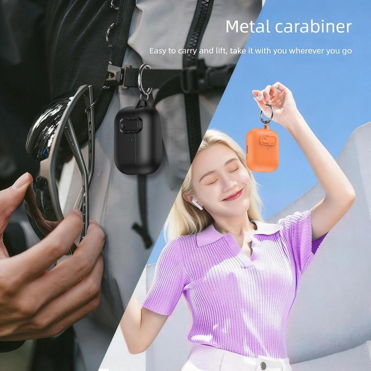 XDcase Faux Leather Texture Security Lock TPU Earbud Case, For AirPods Pro 3, For AirPods 4, For AirPods Pro 2 / 1 - Image 11